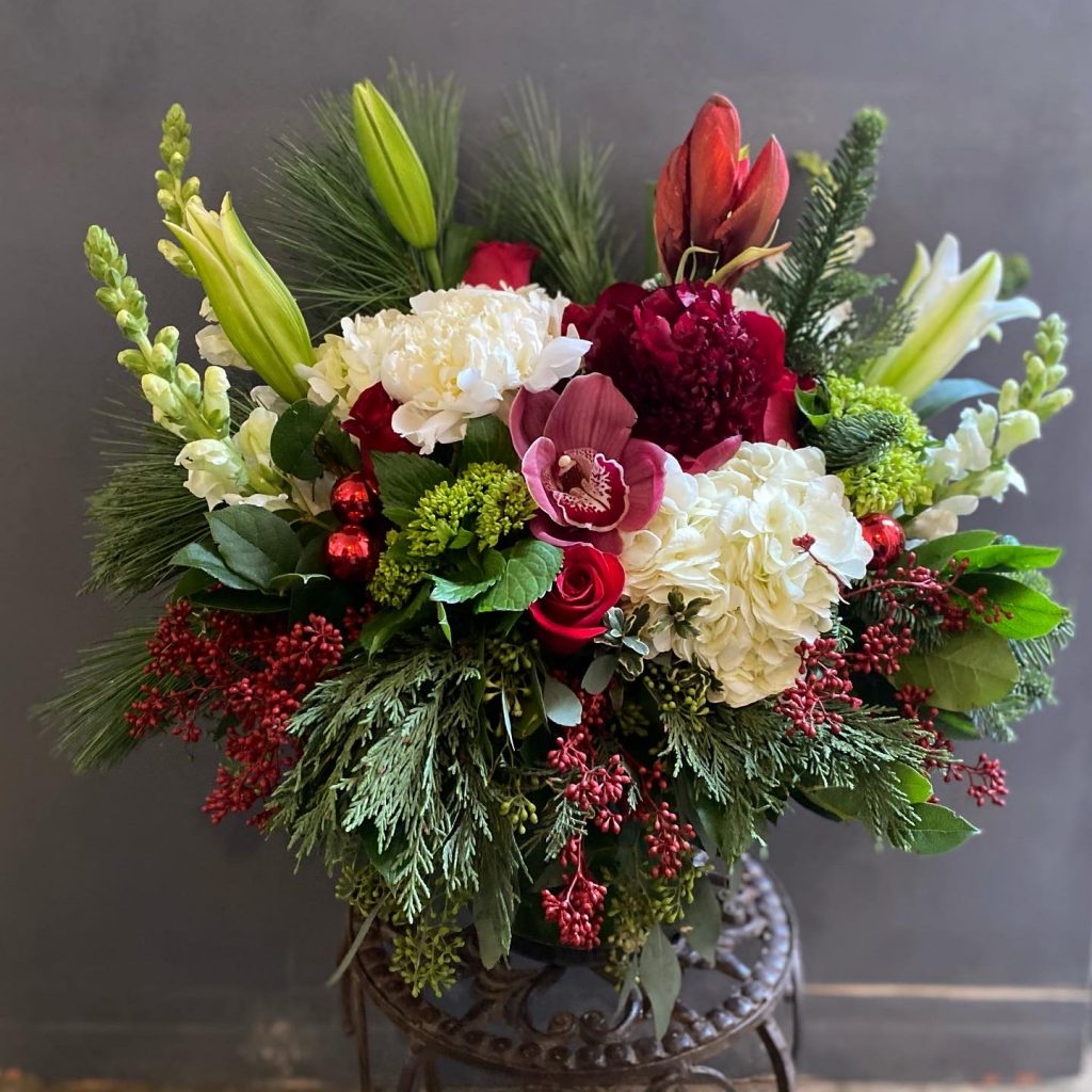 Snow in the Meadow Pasadena Florist Brad Larsen Florals